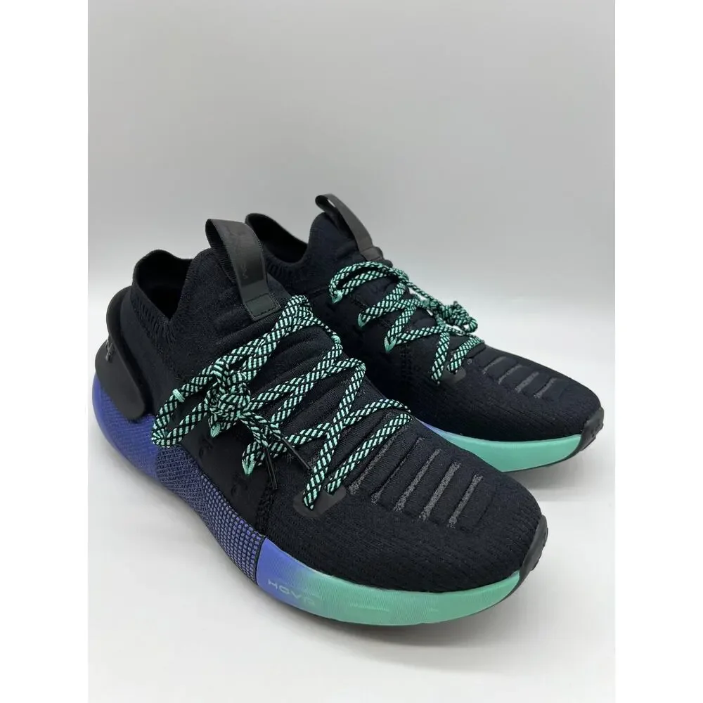 Under Armour HOVR Phantom 3 Running Shoes Black/Periwinkle 3026993-001 Men Sz 10